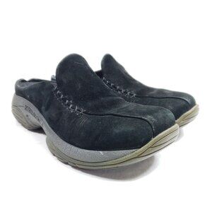 Merrell Women's Size 7 Primo Seam Black Suede Leather Clog